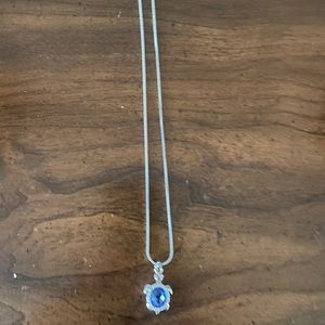 Stoned Turtle Necklace